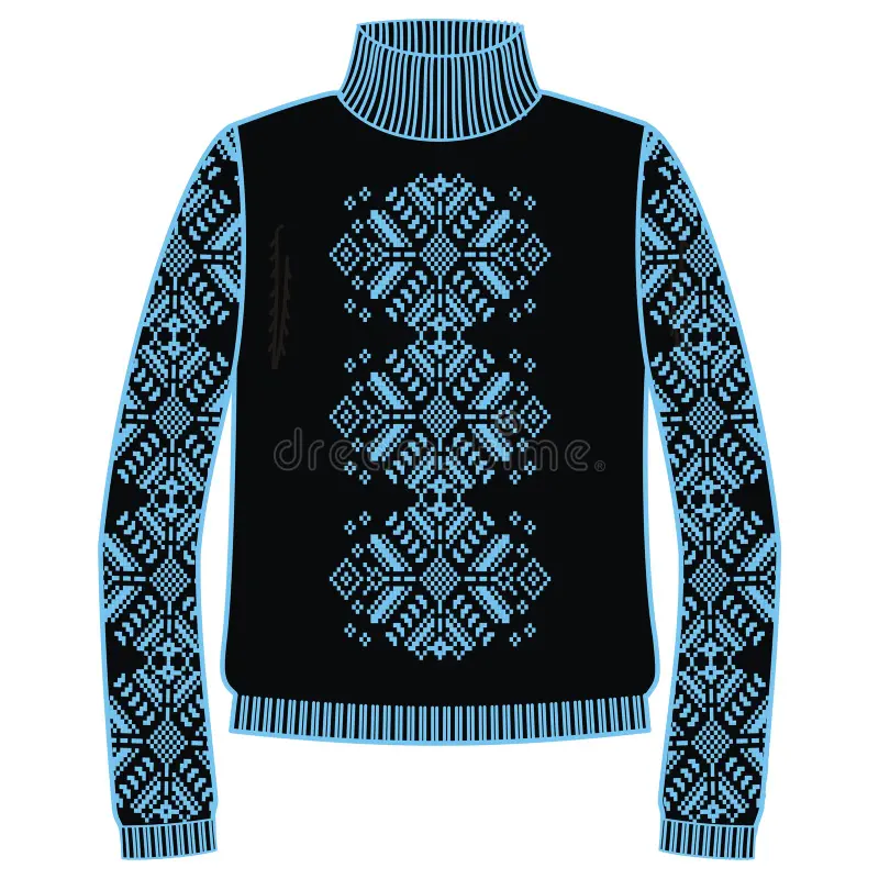 Women's Jacquard Snowflake Nordic Jumper